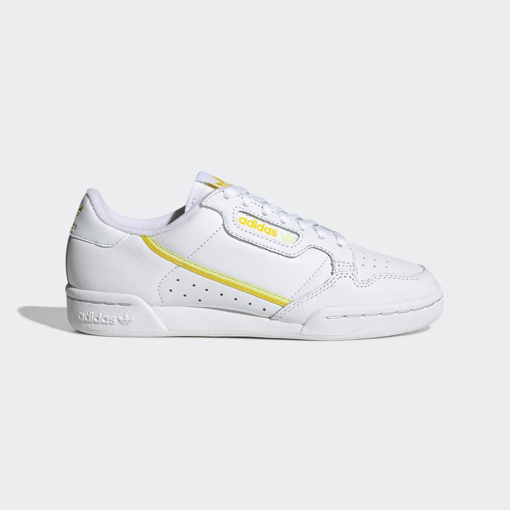 Originals Adidas Continental 80 Dama Romania - Albi/Galbeni EE5561